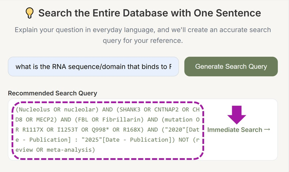 Final search result page